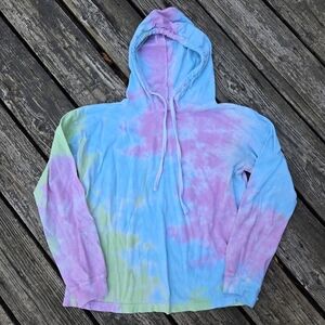 Tie-Dye Hooded T-shirt